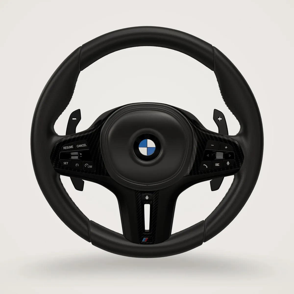 BMW M · G Series steering wheel in its factory specification